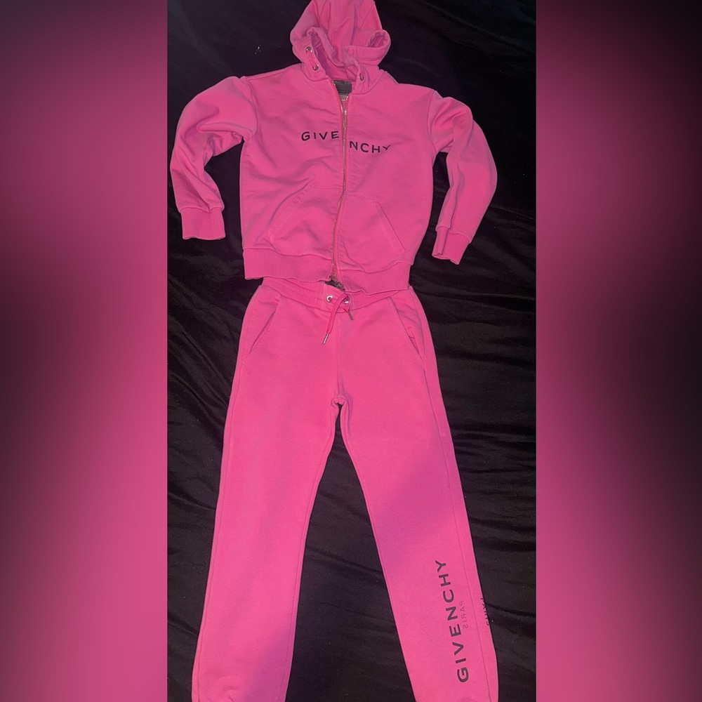 Girls Givenchy sweatsuit size 8